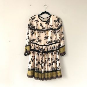 Ted Baker Cameo Printed Horses Fit & Flare Dress